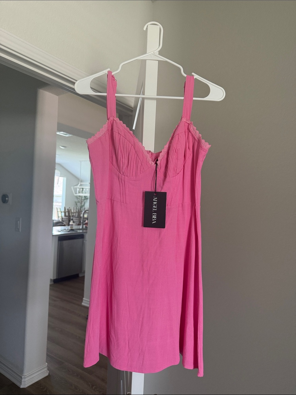 Angel Biba Hot Pink Camisole Slip Dress